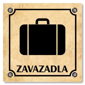 Zavazadla, 100x100mm, pergamen, Kansas